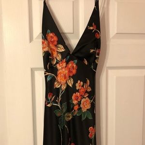 Beautiful JS Boutique Size 12 Floral Beaded Gown